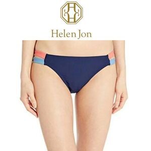Helen Jon Women's Blue Standard Laguna Double Tab Side Hipster Size S